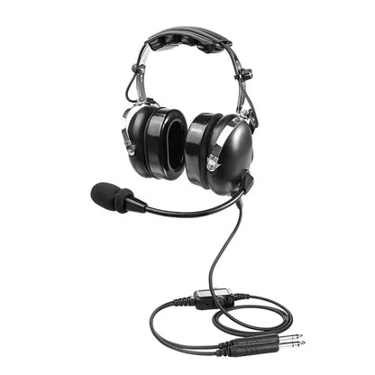 Pilot 6.3mm Connectors Wired Music Earphones & Headphones Aviation Use Similar to David Clark
