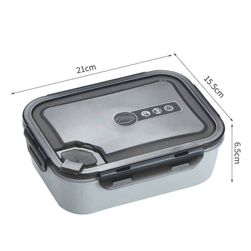 School Office Reusable Microwaveable Meal Prep Food Storage Container BPA-free PP 3 Compartment Plastic Bento Lunch Box for Kids