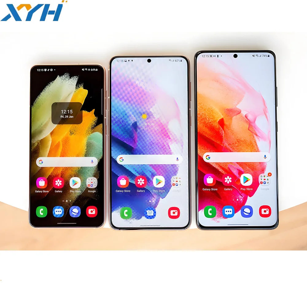 Telemóveis usados ​​originais em promoção: Samsung Galaxy S21+ desbloqueado, em segunda mão.