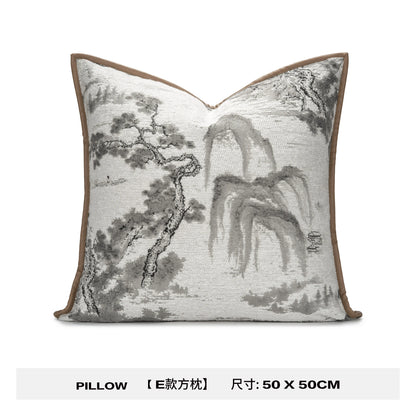 Yuanhee square Pillow Cushion Suitable for Hotel Model Room Living Room Bedroom Home Decorative Combination Pillow Cushion Set