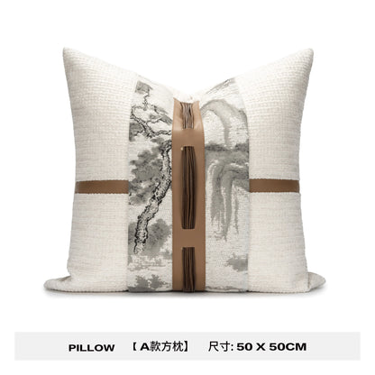 Yuanhee square Pillow Cushion Suitable for Hotel Model Room Living Room Bedroom Home Decorative Combination Pillow Cushion Set