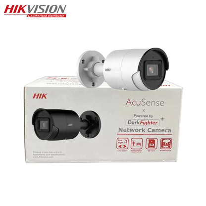 Hikvision DS-2CD2083G2-IU 8MP AcuSense Fixed Bullet Camera 4K Outdoor PoE IP67 Waterproof H.265 Two-Way Pan-Tilt Built-In