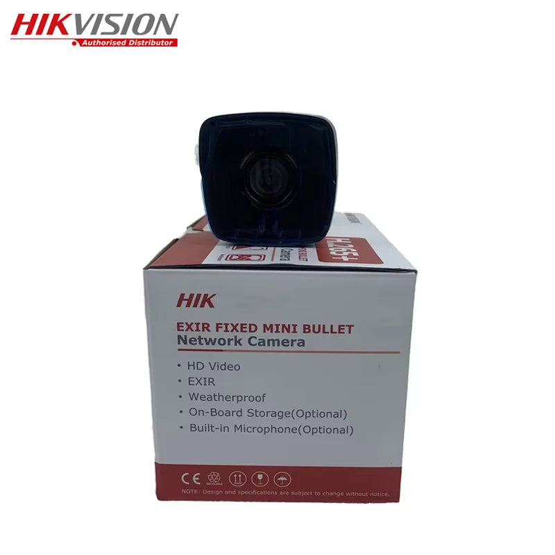 Hikvision 30m IR Bullet 4MP DS-2CD1043G0-I Indoor Pan-Tilt Motion Detection DVR Offering After-sales Support IP67 Network Camera