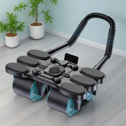 Wholesale High Quality New 4 Wheel Abdominal Wheel for Muscle Training Eva Slide Machine 4 Abdominal Ab Wheel Roller