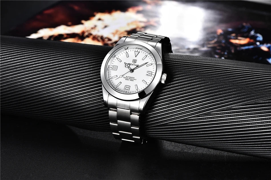 BENYAR 40MM V2 Version Top Brand  Luxury Men Watch Fashion Sport Watch  Automatic Mechanical Watches 10Bar BY-5177