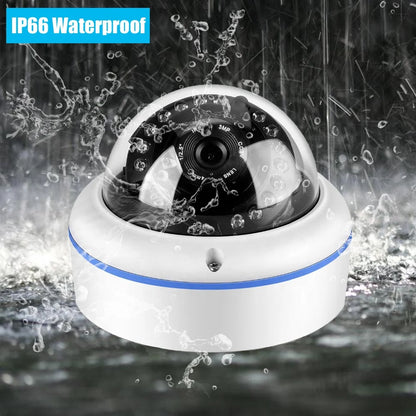 IP66 Waterproof Vandalproof Dome IR Cctv Poe Ip Camera System 8MP 5MP 4MP Full Set 8ch Poe Nvr 48V Remote View by Mobile Phone