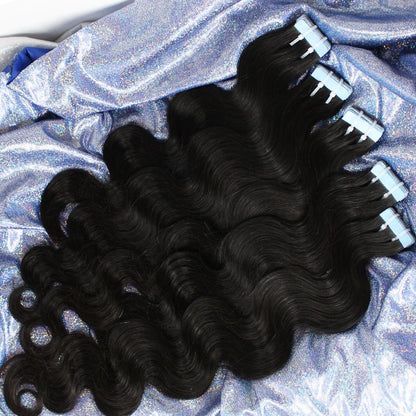 Wholesale Cuticle Aligned Water Wave Raw Human Hair Tape Ins Vendors Beauty Products for Women