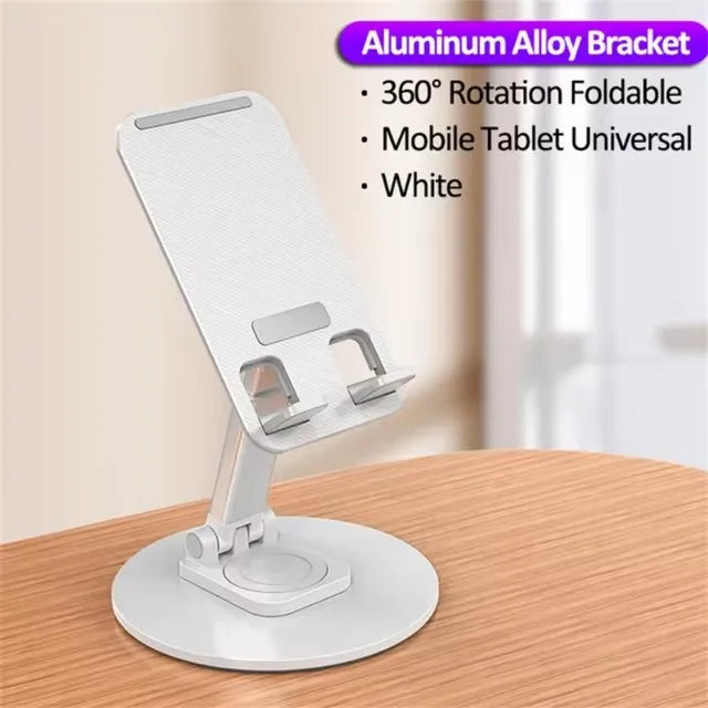Universal Mobile Phone Stand on Desk 360° Rotatable Adjustable Portable Holder for Phone Tablet Video Recording Live Broadcast