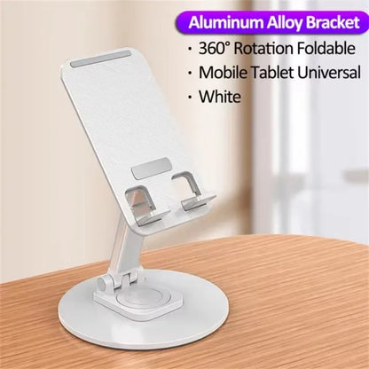 Universal Mobile Phone Stand on Desk 360° Rotatable Adjustable Portable Holder for Phone Tablet Video Recording Live Broadcast