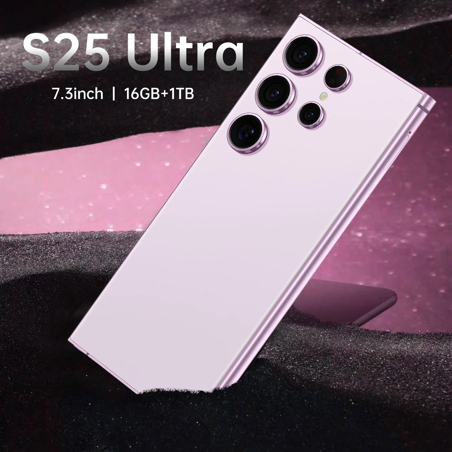 Smartphone Galaxy S25 Super 7.3 HD 5G, 16GB + 1TB, Dual SIM, 8000mAh, Câmaras 72MP + 108MP, Android Original.