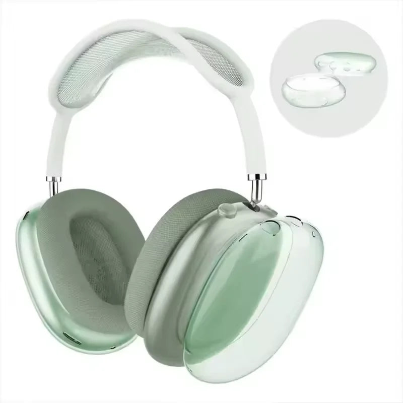 For Air Pods Max Headworn Bluetoothearphones Tpu Transparent Earphone Pro Tecto