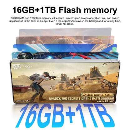 Factory Price S25 Ultra 16GB+1TB Android Big Screen phone  Dual SIM LTE Mobile Phone  Model S25 with Full HD Screen 108MP Camera