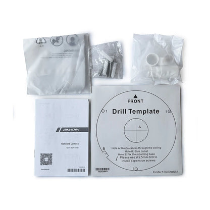 HIK DS-2CD2387G3-LIS2UY/SRB 8 MP CCTV Camera Smart Hybrid Light ColorVu Fixed Turret 4K Resolution CMOS Sensor Built-in Mic