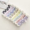 Heart Flanged Flat Women's Socks Rolled Edge Crew Cute Lovely Women's Sleeping Socks Fluffy Bed Sock for Women
