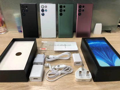 2023 Style Grids China Wholesale Personalizeds23 ultra 6.8inch Dual Sim Card Smartphone 5g Oem Mobile Phone Galaxie