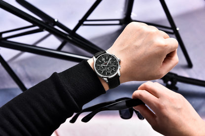 PAGANI DESIGN 2024 New Luxury Fashion Casual Men Quartz Watches VK63 100M Water Resistant Sapphire Glass Stainless Steel Watches