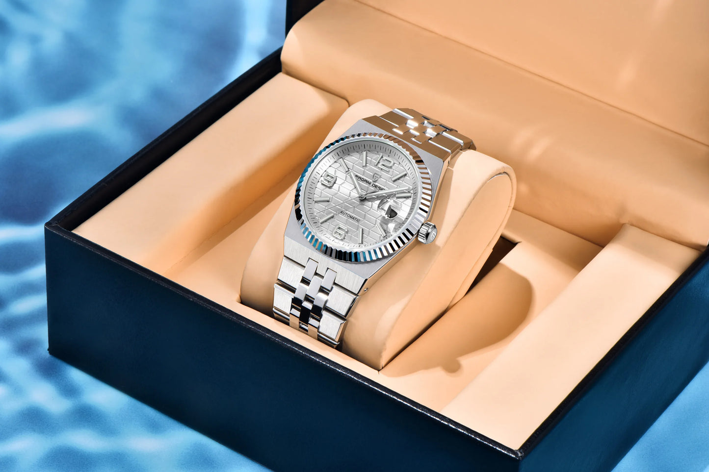 PAGANI DESIGN 2025 New Men's Watches 3D Rhombus Dial Luxury Automatic Watch For Men MIYOTA 8215 Movt Mechanical Wrist watch Men