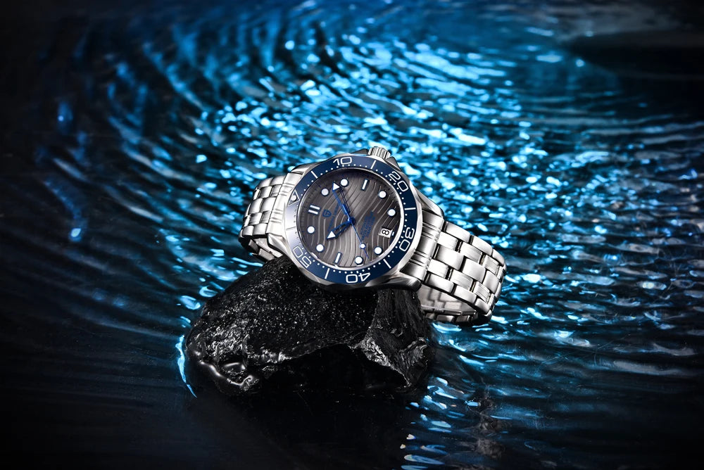 PAGANI DESIGN Men's Watches with Gift Box 2025 New Luxury Automatic Watch Mechanical Wristwatches Sapphire Ceramic Bezel Clocks