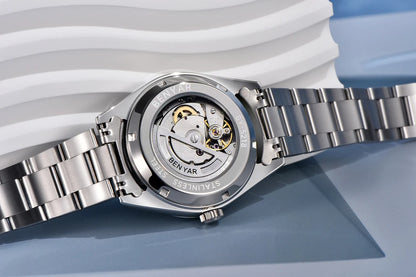 2025 New BENYAR Men's Watches Top Luxury Automatic Watch For Men Mechanical Wristwatches Stainless Steel Luminous Clock With Box