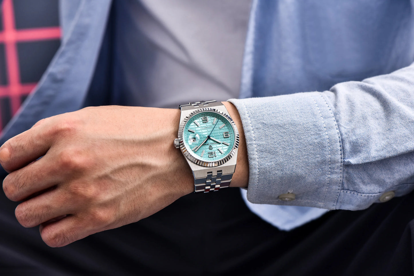 PAGANI DESIGN 2025 New Men's Watches 3D Rhombus Dial Luxury Automatic Watch For Men MIYOTA 8215 Movt Mechanical Wrist watch Men