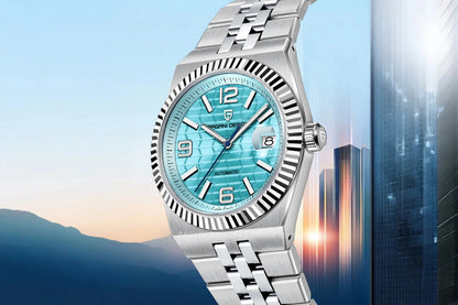 PAGANI DESIGN 2025 New Men's Watches 3D Rhombus Dial Luxury Automatic Watch For Men MIYOTA 8215 Movt Mechanical Wrist watch Men