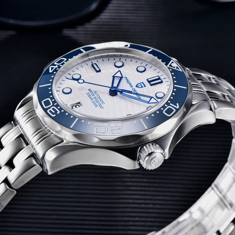 PAGANI DESIGN Men's Watches with Gift Box 2025 New Luxury Automatic Watch Mechanical Wristwatches Sapphire Ceramic Bezel Clocks