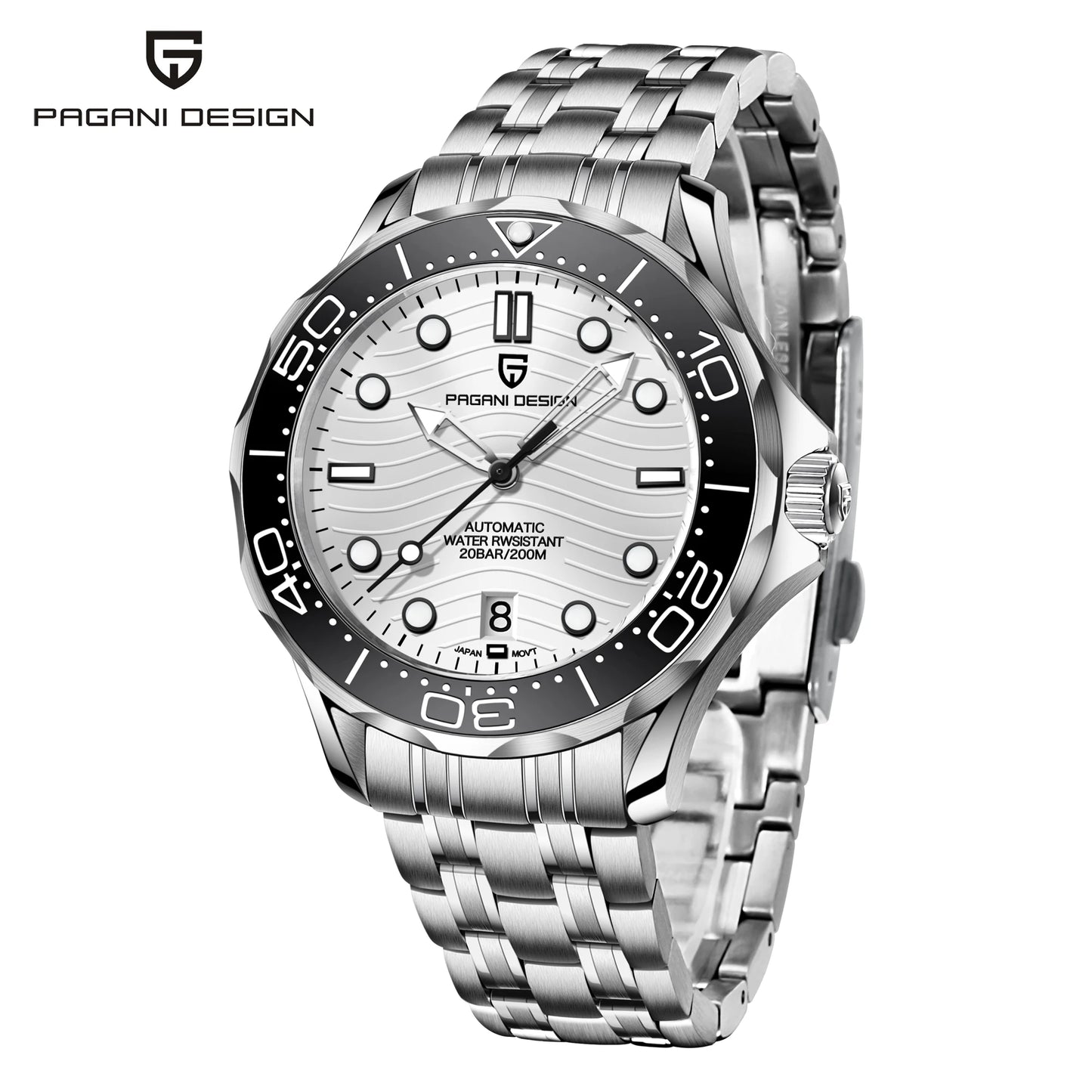 PAGANI DESIGN Men's Watches with Gift Box 2025 New Luxury Automatic Watch Mechanical Wristwatches Sapphire Ceramic Bezel Clocks