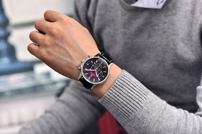 2025 New Men's Watch BENYAR Luxury Quartz Watches For Man Fashion Man Gifts Complete Calendar Top PU Leather Sport Watches Clock