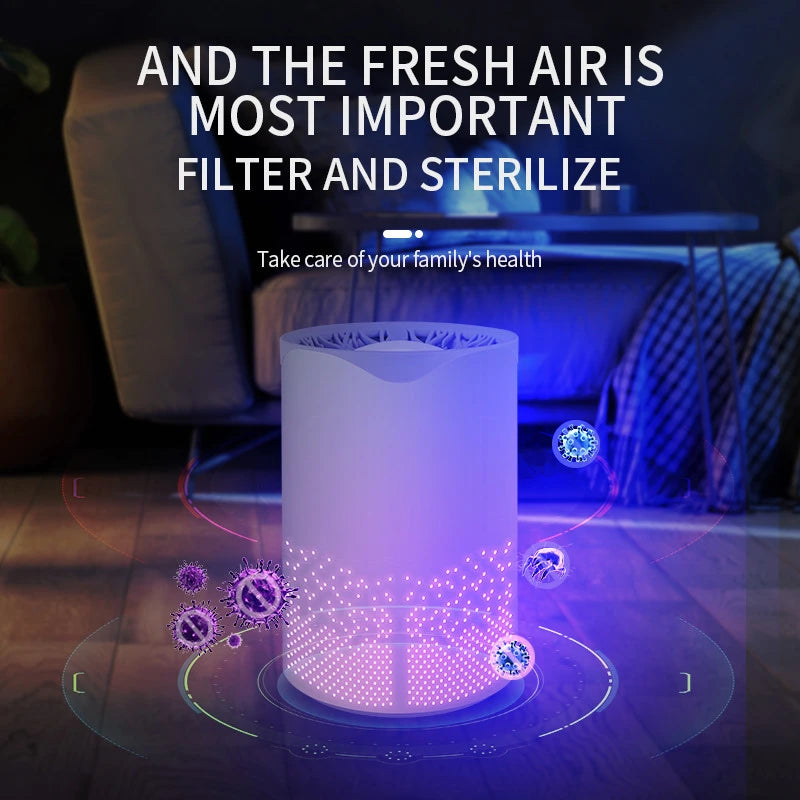 Air Purifier Remove Dust Remove Second-hand Smoke Formaldehyde Home Desktop Small Portable Air Disinfection Machine