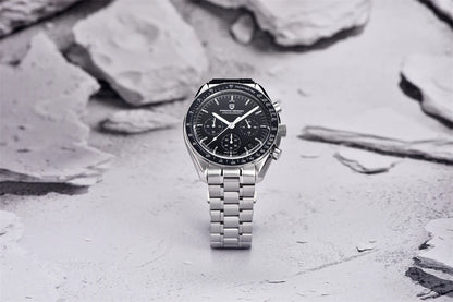 PAGANI DESIGN 2025 New Moon Watch For Men Quartz Multifunction Chronograph Sports Mens Watches Top Brand Luxury Sapphire Mirror