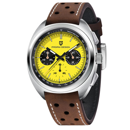 PAGANI DESIGN 2025 New Pilot Luxury Quartz Watch For Men Sport Chronograph AR Sapphire crystal Stainless steel Wrist watches Men