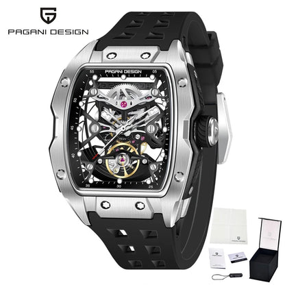 PAGANI DESIGN new hollowed out mechanical automatic watch waterproof luminous watch luxurious top-level trendy watches for man