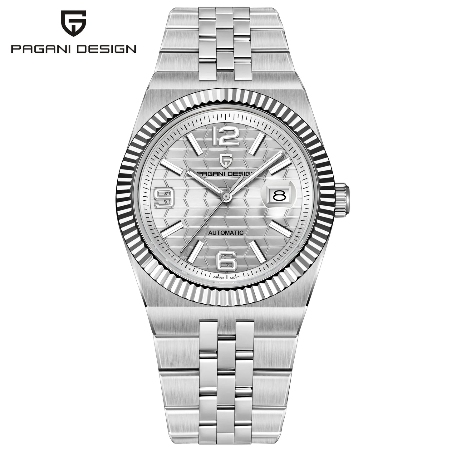 PAGANI DESIGN 2025 New Men's Watches 3D Rhombus Dial Luxury Automatic Watch For Men MIYOTA 8215 Movt Mechanical Wrist watch Men