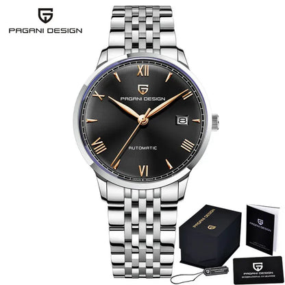 PAGANI DESIGN 40mm Men's Watch NH35 Mechanical Watch Top Brand Sapphire Glass Clock Stainless Steel Waterproof Automatic Watches