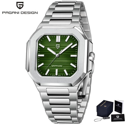 2025 New PAGANI DESIGN Top Brand Men Quartz Watches Luxury Sapphire Glass AR Coated Business Watch Japan VH31 Luminous Watch Men