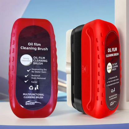 Car Glass Sponge Cleaning Brush Car Window Glass Cleaner Removes Dirt Windshield Oil Film Cleaner Glass Oil Film Cleaning Brush