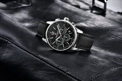 PAGANI DESIGN 2024 New Luxury Fashion Casual Men Quartz Watches VK63 100M Water Resistant Sapphire Glass Stainless Steel Watches