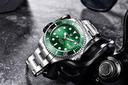 2024 New PAGANI DESIGN 43MM Men Mechanical Watches Luxury Ceramic Bezel 120 Clicks Automatic Watch 100M Waterproof Watch for Men