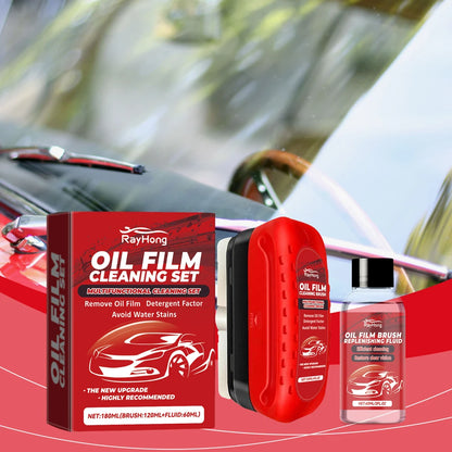 Glass Cleaning Board with Glass Oil Refill Universal Glass Cleaning Wipe Board Dust Remover Automobile Windshield Wiper Tools