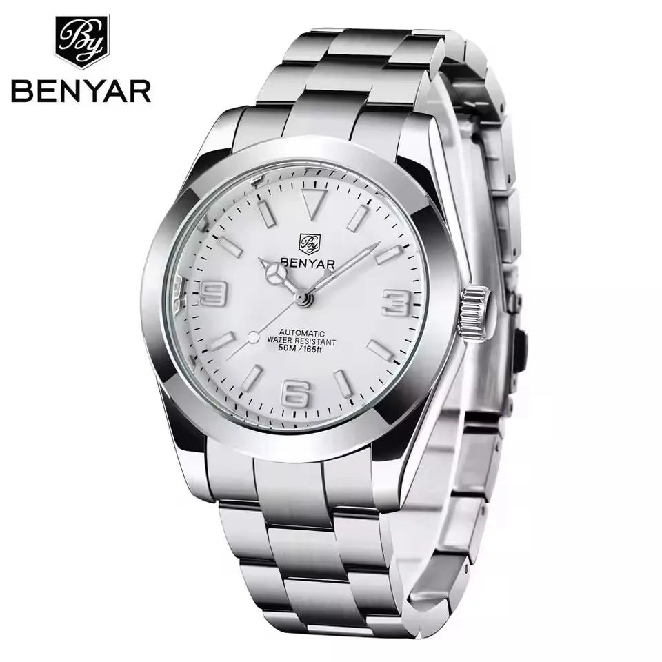 BENYAR 40MM V2 Version Top Brand  Luxury Men Watch Fashion Sport Watch  Automatic Mechanical Watches 10Bar BY-5177