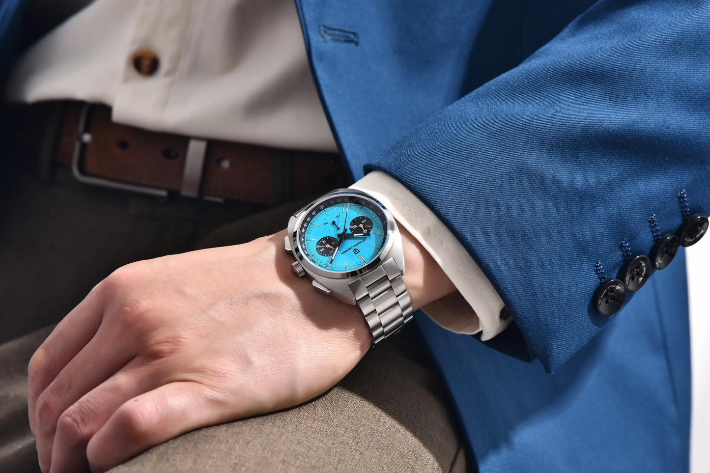 PAGANI DESIGN 2025 New Pilot Luxury Quartz Watch For Men Sport Chronograph AR Sapphire crystal Stainless steel Wrist watches Men