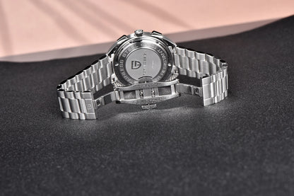 PAGANI DESIGN 2025 New Pilot Luxury Quartz Watch For Men Sport Chronograph AR Sapphire crystal Stainless steel Wrist watches Men
