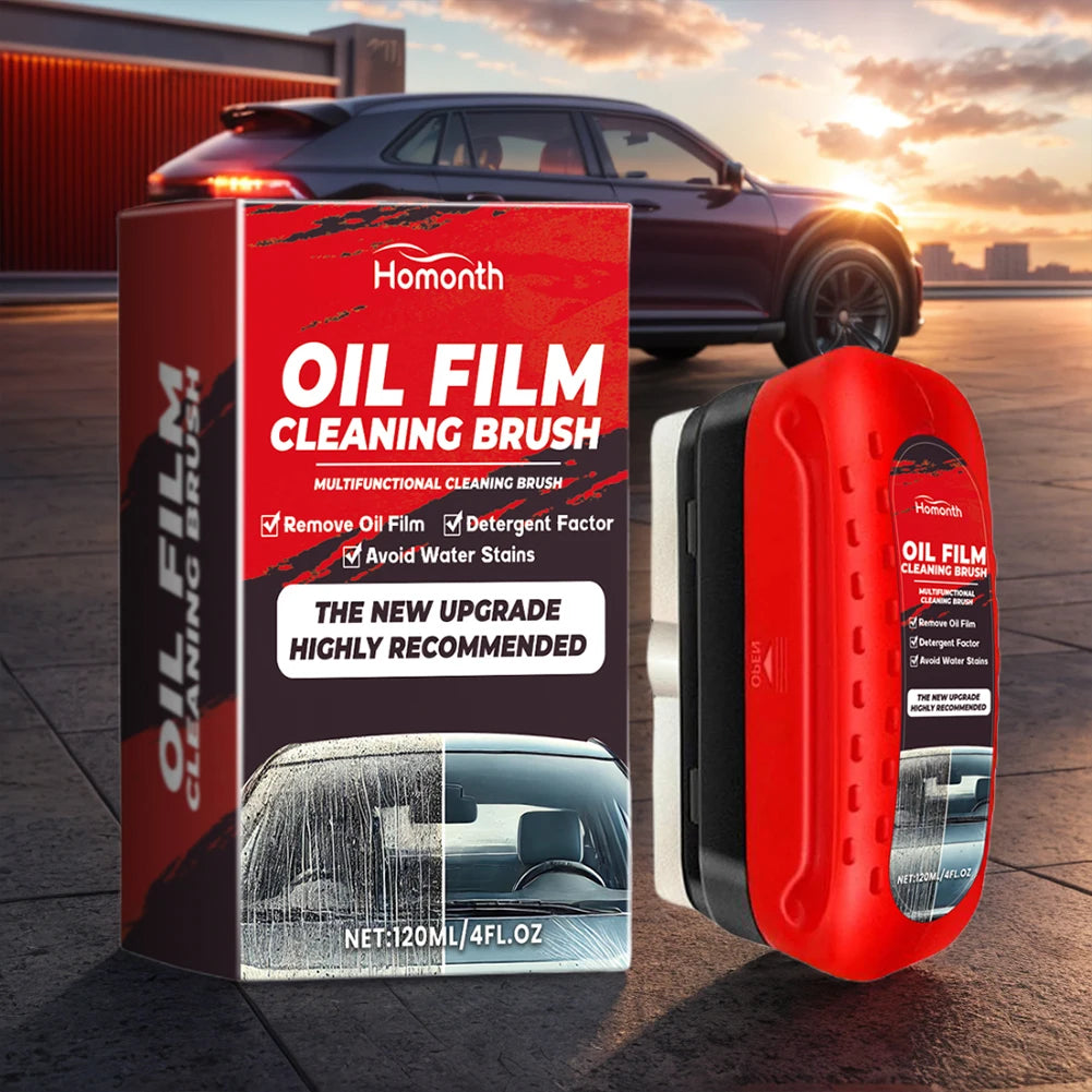 Glass Cleaning Board Universal Glass Cleaning Wipe Board Cleaning Glass Brush for Car Windshield Oil Film Cleaner Glass Coating