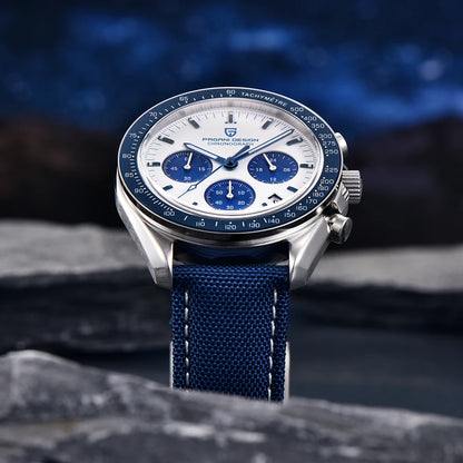 PAGANI DESIGN 2025 New Moon Watch For Men Quartz Multifunction Chronograph Sports Mens Watches Top Brand Luxury Sapphire Mirror