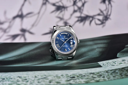 PAGANI DESIGN 2025 New Blue DD40 Luxury Automatic Watch For Men Mechanical Wristwatch Men Japan NH36A Movt Sapphire crystal