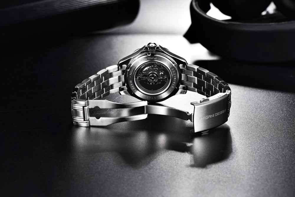 PAGANI DESIGN Men's Watches with Gift Box 2025 New Luxury Automatic Watch Mechanical Wristwatches Sapphire Ceramic Bezel Clocks