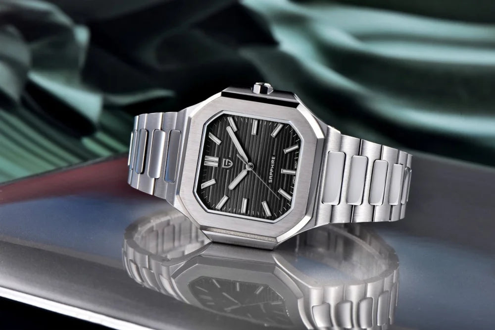 2025 New PAGANI DESIGN Top Brand Men Quartz Watches Luxury Sapphire Glass AR Coated Business Watch Japan VH31 Luminous Watch Men