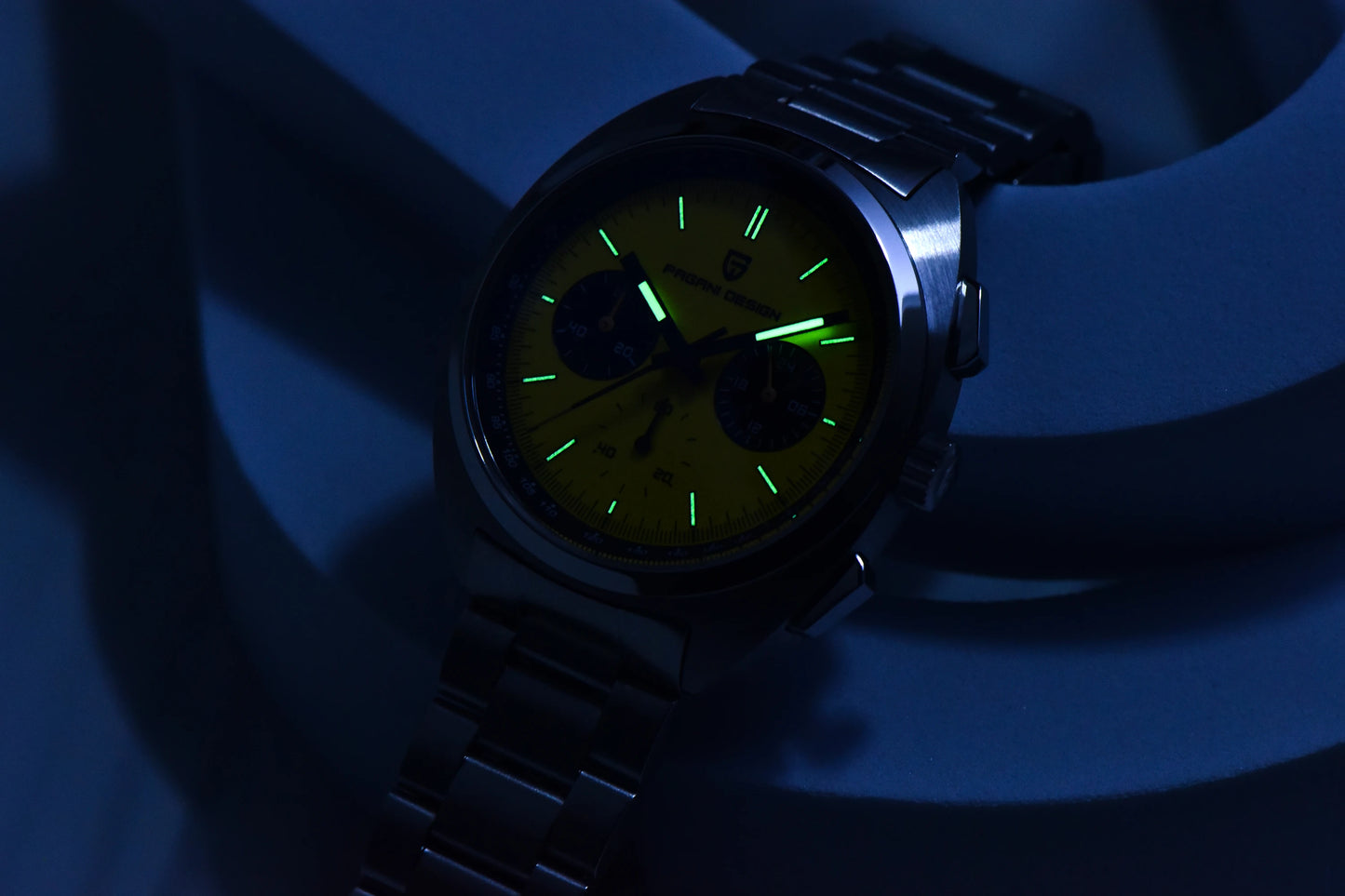 PAGANI DESIGN 2025 New Pilot Luxury Quartz Watch For Men Sport Chronograph AR Sapphire crystal Stainless steel Wrist watches Men