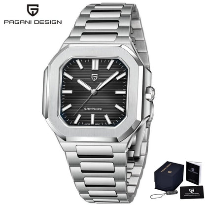 2025 New PAGANI DESIGN Top Brand Men Quartz Watches Luxury Sapphire Glass AR Coated Business Watch Japan VH31 Luminous Watch Men