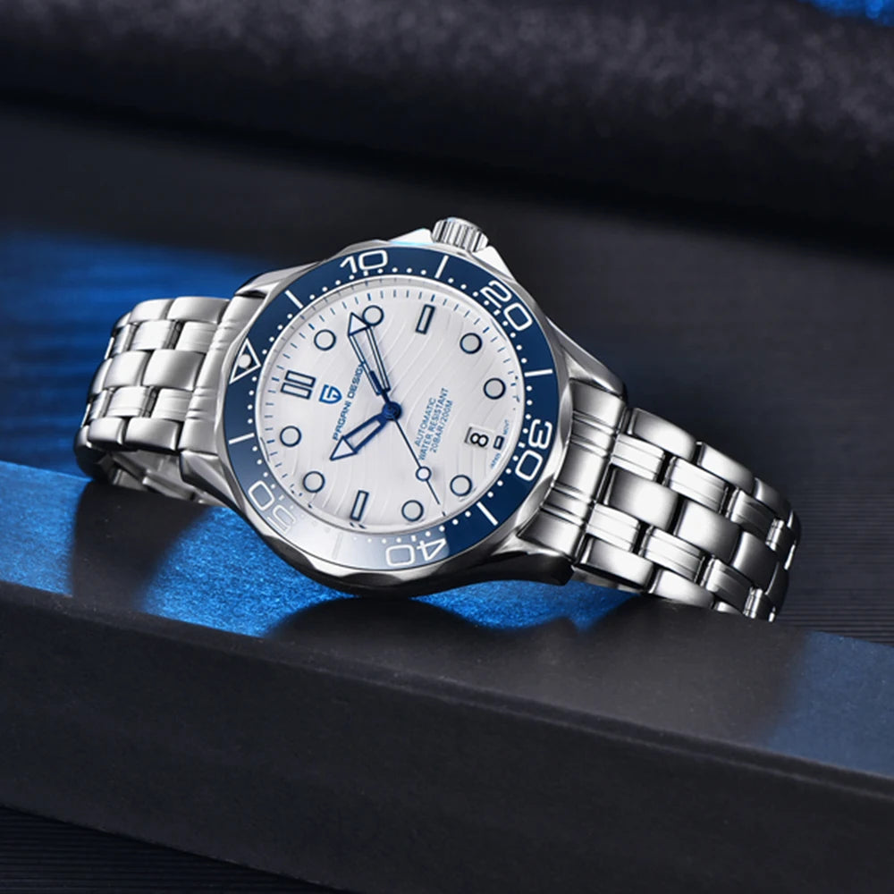 PAGANI DESIGN Men's Watches with Gift Box 2025 New Luxury Automatic Watch Mechanical Wristwatches Sapphire Ceramic Bezel Clocks